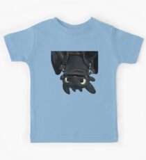 Upside Down Toothless Kids Tee