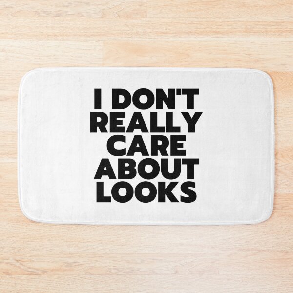 Item preview, "I Don't Really Care About Looks" - White Lie Party Print designed and sold by TopTrendNow.