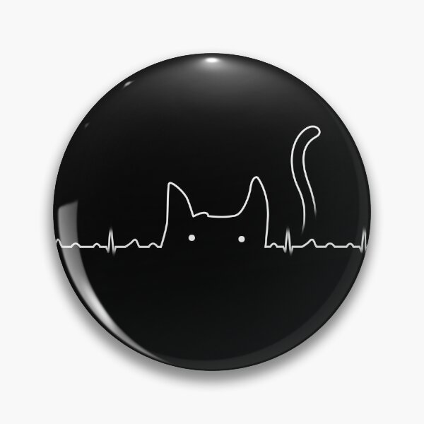 Item preview, Cat Line Heartline designed and sold by Tobe Fonseca®.