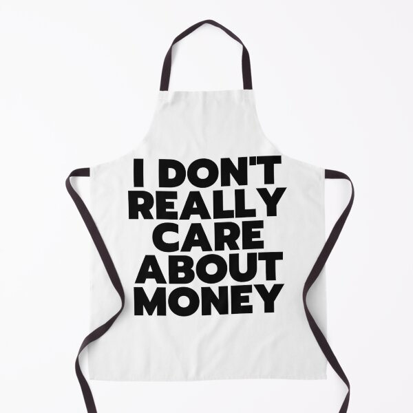 Item preview, "I Don't Really Care About Money" - White Lie Party Print designed and sold by TopTrendNow.