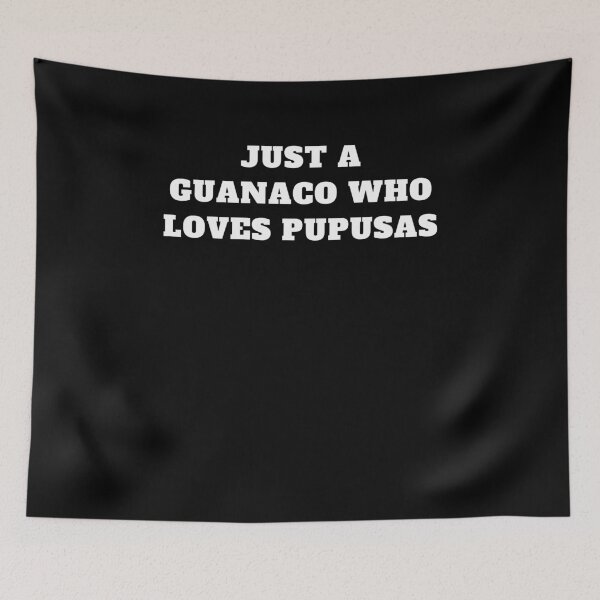 Item preview, Just a guanaco who loves pupusas designed and sold by Jeangel97.
