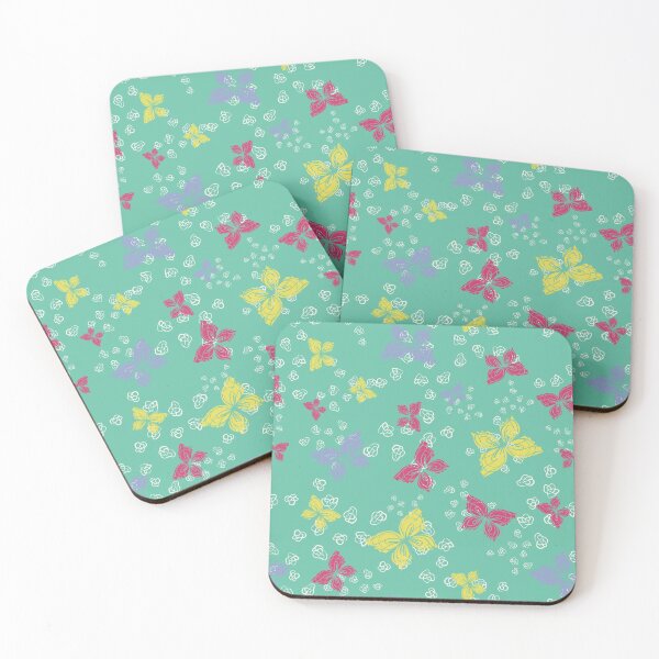 Item preview, flock of colorul butterflies designed and sold by rysunki-malunki.