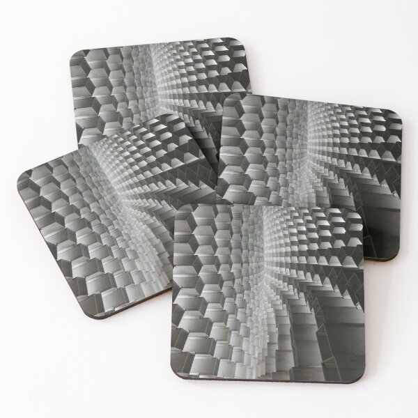 Item preview, 3D Squares Grey designed and sold by shihaams.