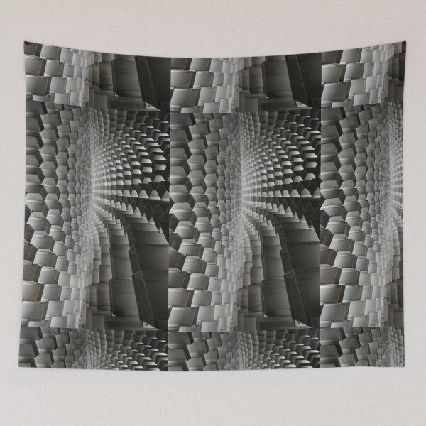 Item preview, 3D Squares Grey designed and sold by shihaams.