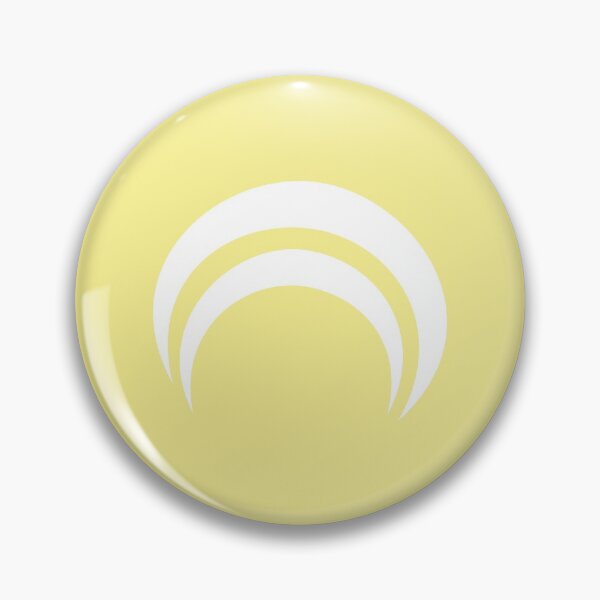 Item preview, Jaune Arc emblem (white, small) designed and sold by Notmypoison.