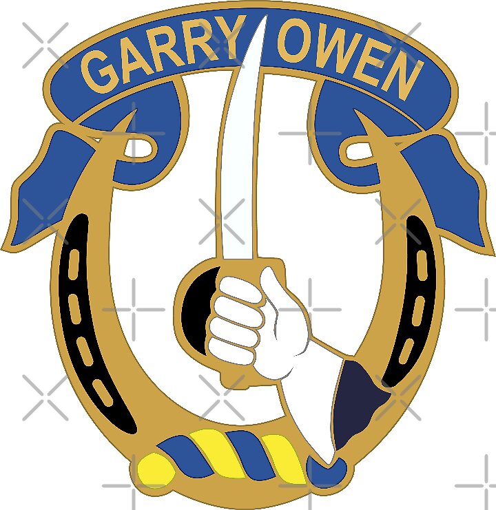 “Garry Owen” Stickers by jcmeyer | Redbubble