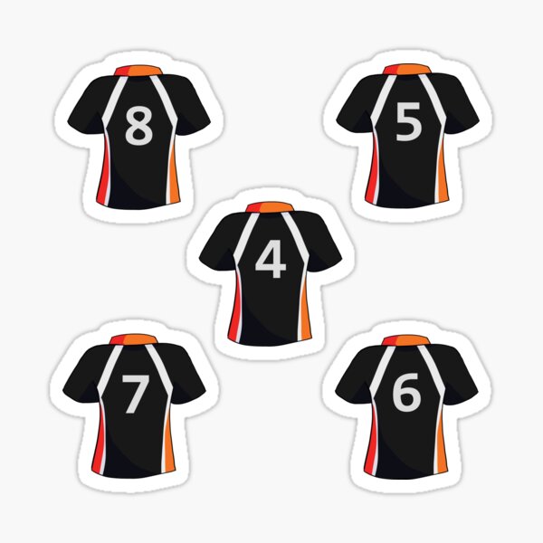 Karasuno Highschool Second Years - Haikyuu!! Sticker pack Sticker