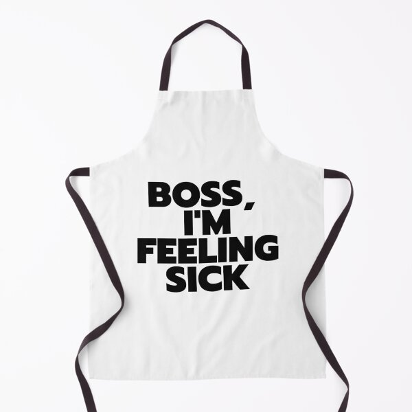 Item preview, "Boss, I'm Feeling Sick" - White Lie Party Print designed and sold by TopTrendNow.