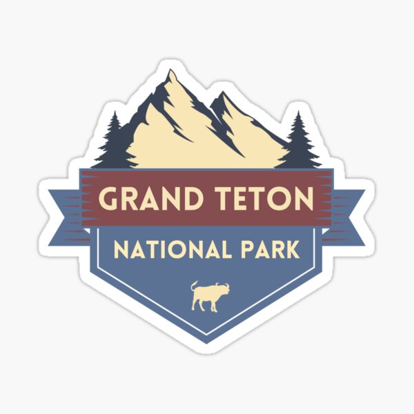 Item preview, Grand Teton National Park Sticker designed and sold by stickersbykyle.