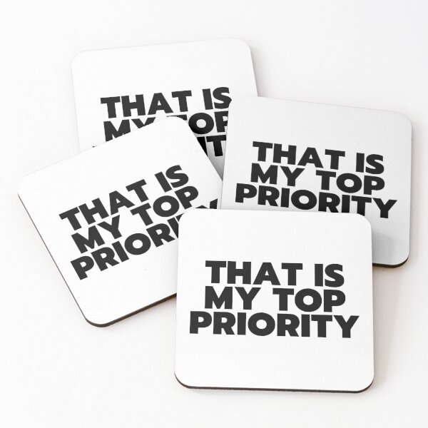 Item preview, "That Is My Top Priority" - White Lie Party Print designed and sold by TopTrendNow.
