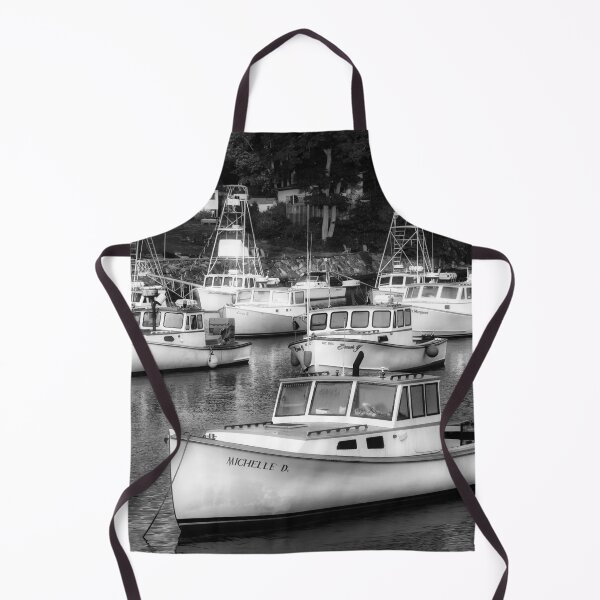 Item preview, Perkins Cove Lobster Boats B+W designed and sold by Gerard Fornarotto.
