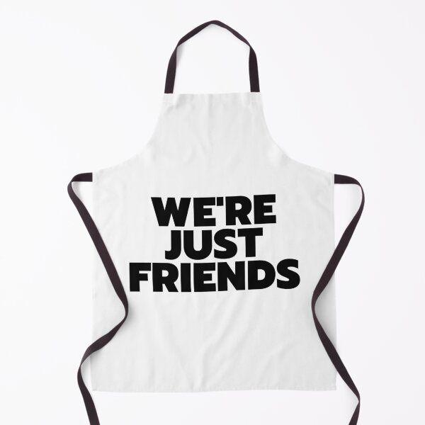 Item preview, "We're Just Friends" - White Lie Party Print designed and sold by TopTrendNow.