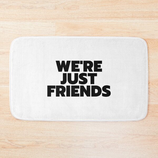 Item preview, "We're Just Friends" - White Lie Party Print designed and sold by TopTrendNow.