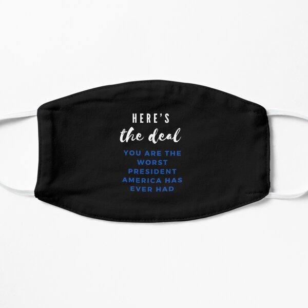 Here’s the deal United States Presidential Debate Biden Quote Flat Mask