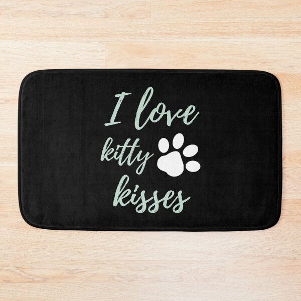 Item preview, I Love Kitty Kisses - paw print - by Boo-da-chay designed and sold by Boo-da-chay.