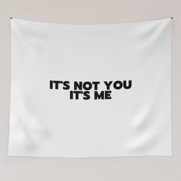 Item preview, "It's Not You It's Me" - White Lie Party Print designed and sold by TopTrendNow.