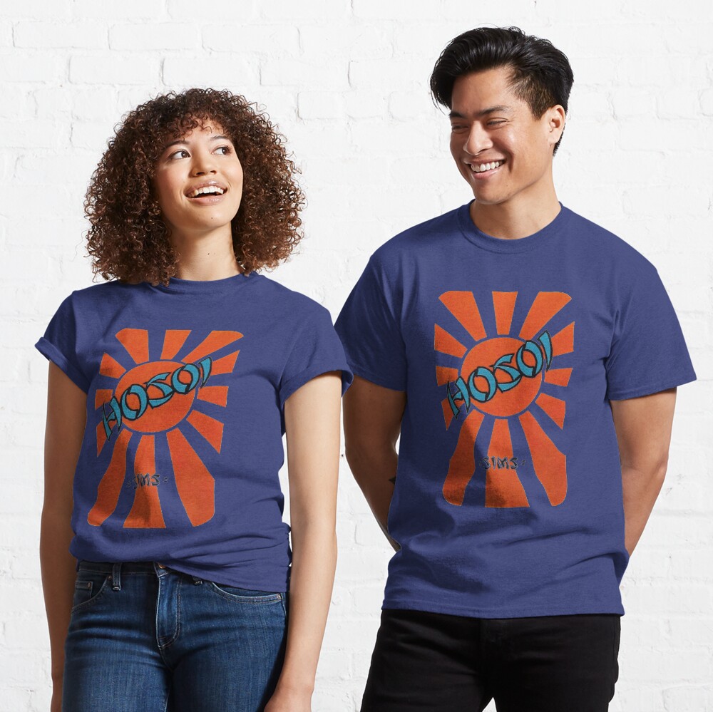 Hosoi sunrise, sims retro skateboard t shirt design. Classic T-Shirt