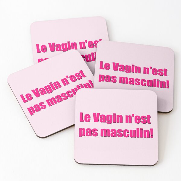 Item preview, Le Vagin n'est pas masculin!  designed and sold by Unimeme.