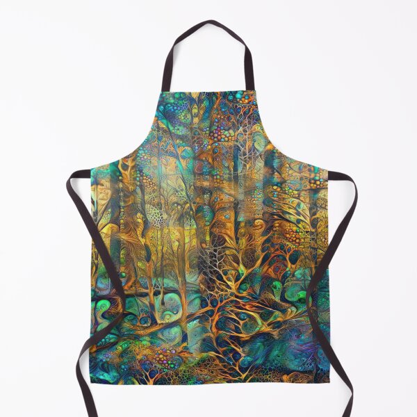 Item preview, Forest abstract digital painting designed and sold by blackhalt.