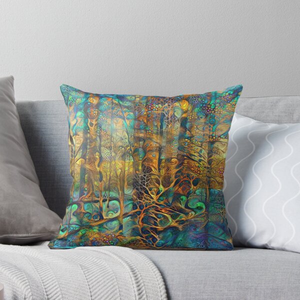 Item preview, Forest abstract digital painting designed and sold by blackhalt.