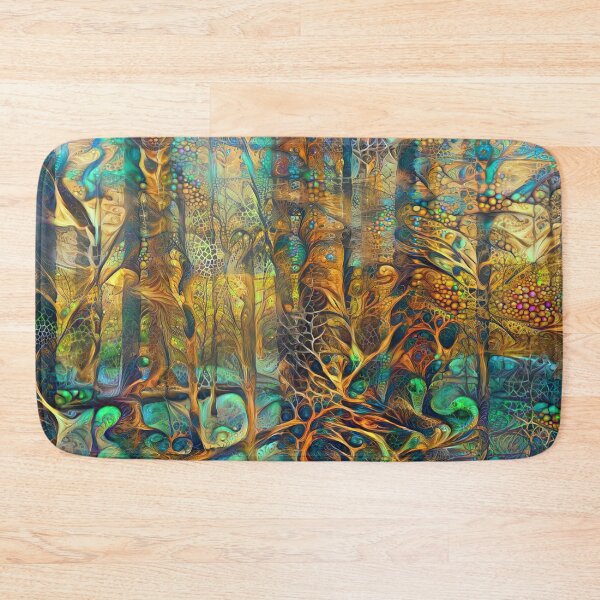 Item preview, Forest abstract digital painting designed and sold by blackhalt.