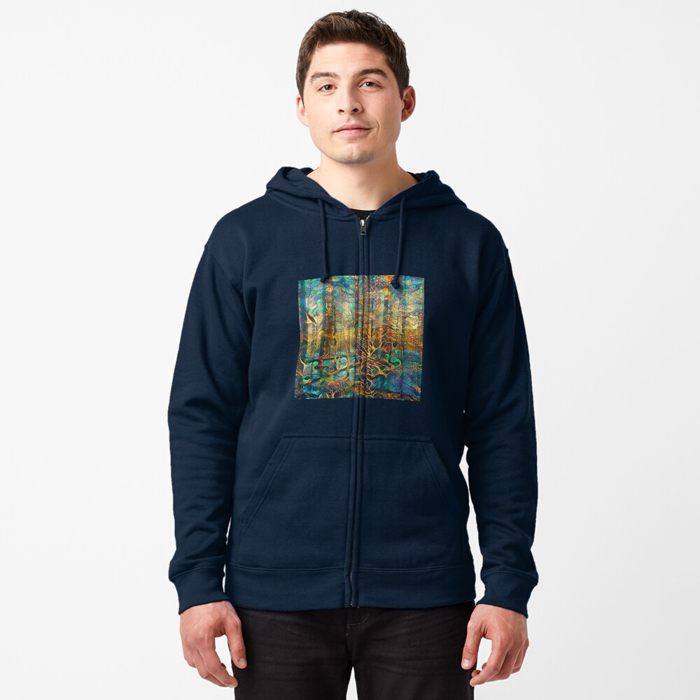 Item preview, Zipped Hoodie designed and sold by blackhalt.