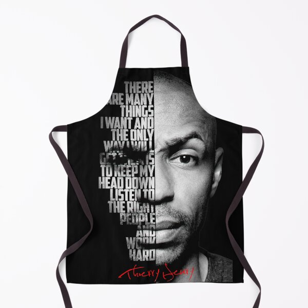 Item preview, Black and white Thierry Henry quote. designed and sold by Enea Kelo.