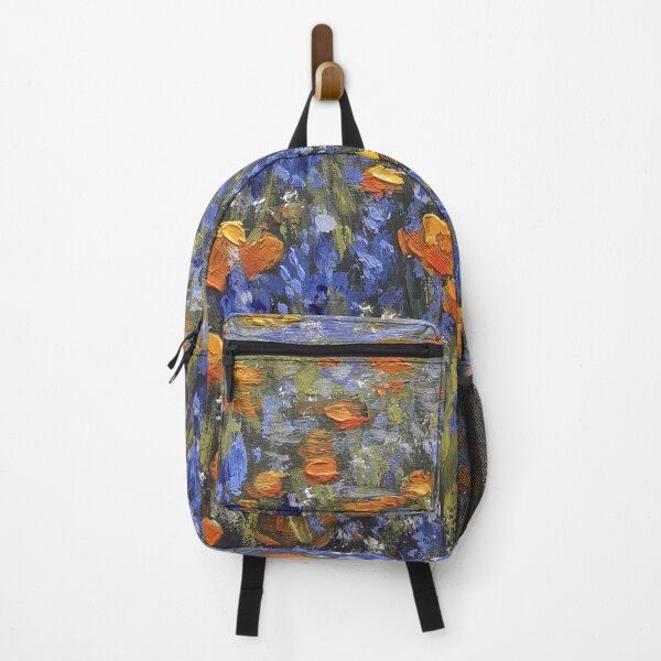 Item preview, Orange Poppies and blue Lupins designed and sold by tretyak.