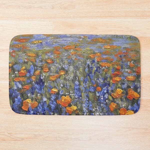 Item preview, Orange Poppies and blue Lupins designed and sold by tretyak.