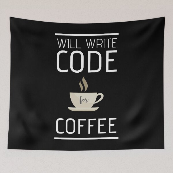 Item preview, Escribirá código para café designed and sold by StefanDesign.