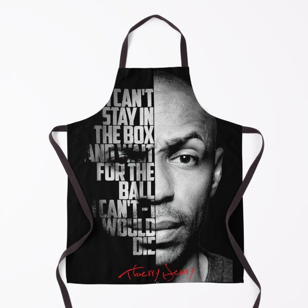 Item preview, Black and white Thierry Henry quote. designed and sold by Enea Kelo.