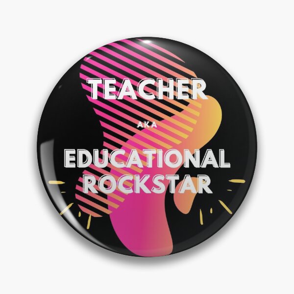 Item preview, Teacher aka educational rockstar designed and sold by ProjecTees.