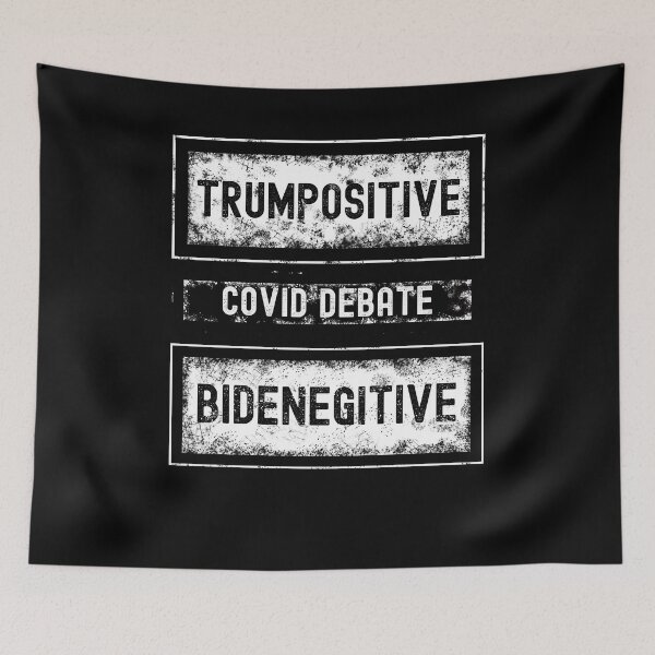 Item preview, Trump Tests Positive Covid Debate Biden Vintage Retro designed and sold by Beluved.