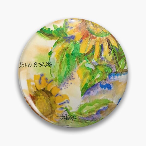 Item preview, John 8:32,36. SUNFLOWERS  designed and sold by MymzyRedHatter.