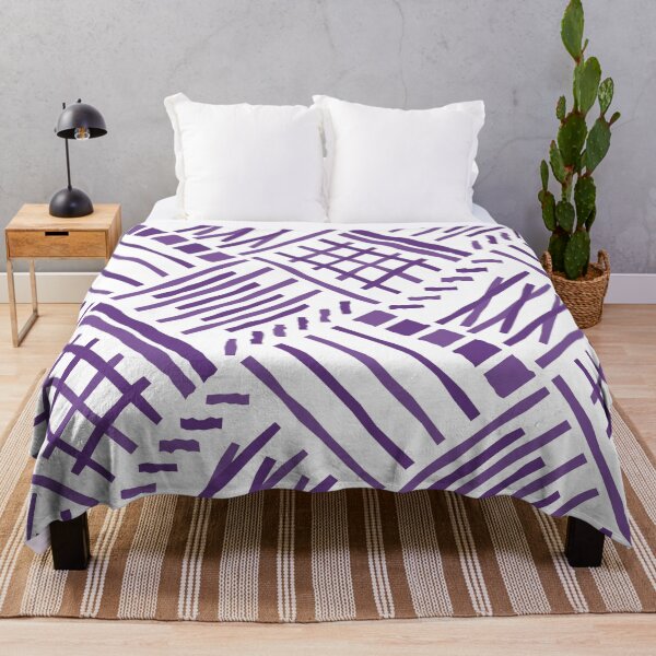 Item preview, Hand-drawn Crossing Lines Pattern – Purple designed and sold by RoguePatterns.