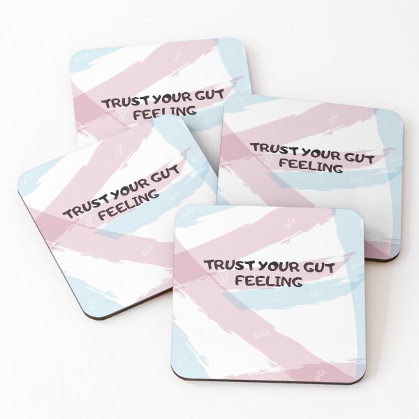 Item preview, Pastel "Trust your gut feeling" quote. designed and sold by IVSapparel.