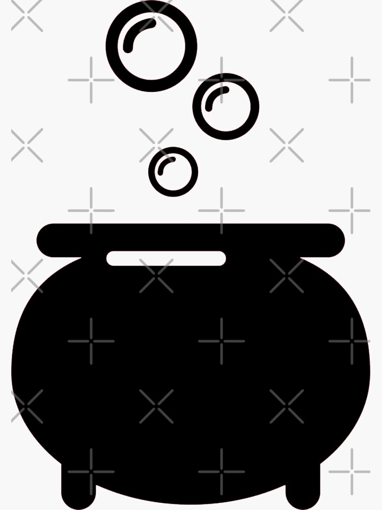 "Bubbling Cauldron" Sticker by Darcy777 Redbubble