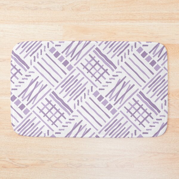 Item preview, Hand-drawn Crossing Lines Pattern – Lilac designed and sold by RoguePatterns.