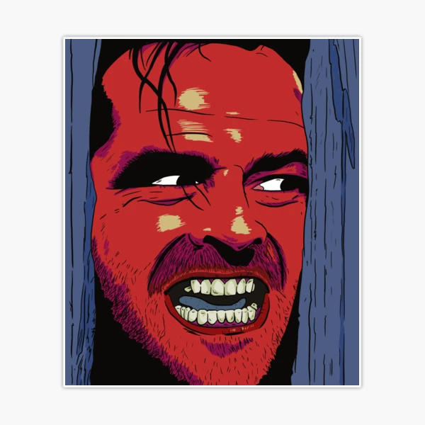 Here's Johnny The Shining 3 Layer Stencil Set, Stencil Stop