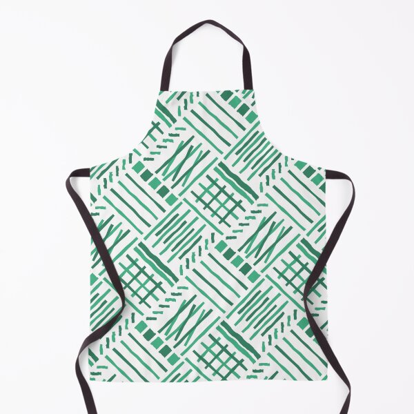 Item preview, Hand-drawn Crossing Lines Pattern – Green designed and sold by RoguePatterns.
