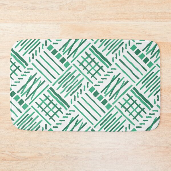 Item preview, Hand-drawn Crossing Lines Pattern – Green designed and sold by RoguePatterns.