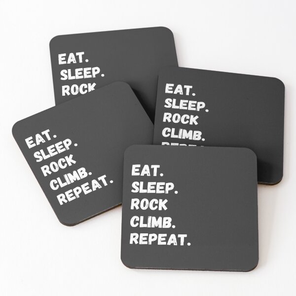 Item preview, 'Eat. Sleep. Rock Climb. Repeat.' design designed and sold by Crimp Merch.