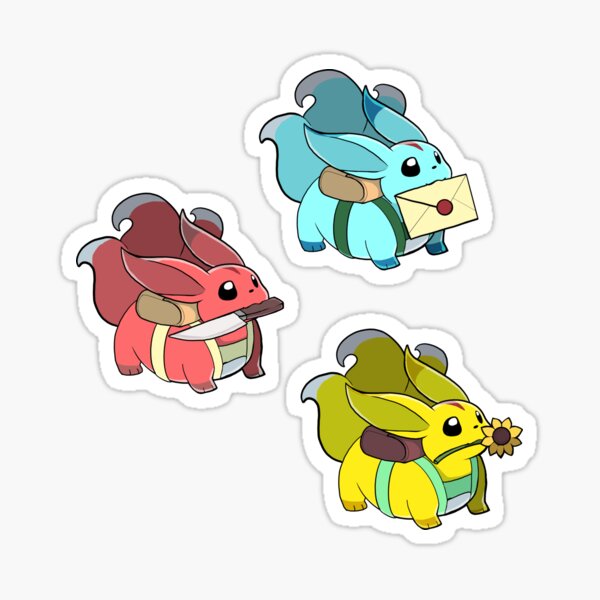 3 chubuncles Sticker