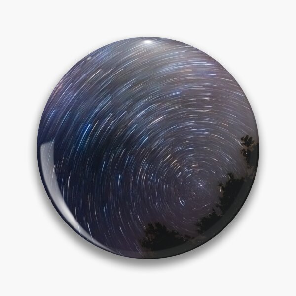 Item preview, Night sky star trails around Polaris designed and sold by olivierbradette.