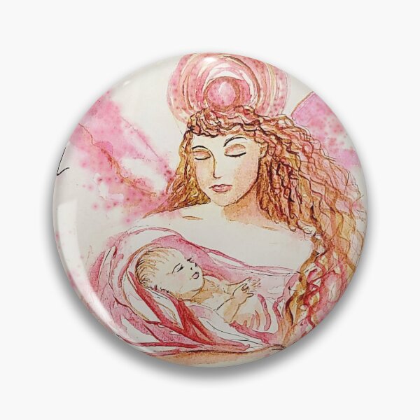 Item preview, Jeremiah 1:5, Pink Angel w/Baby designed and sold by MymzyRedHatter.