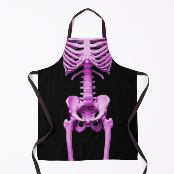 Item preview, Halloween Apron - Skeleton Design (Pink) designed and sold by SMilllar.