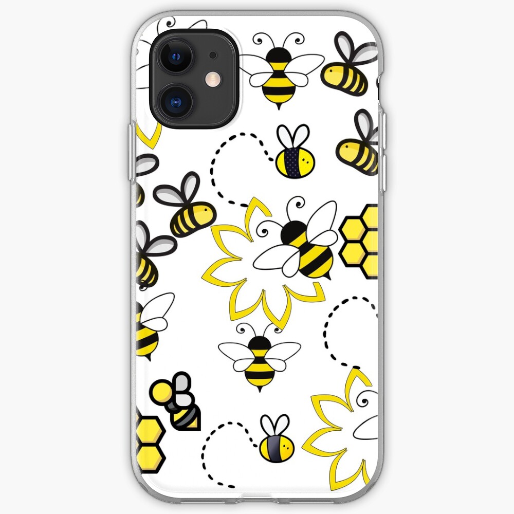 "Cute Bees" iPhone Case & Cover by TheBossyGirl Redbubble