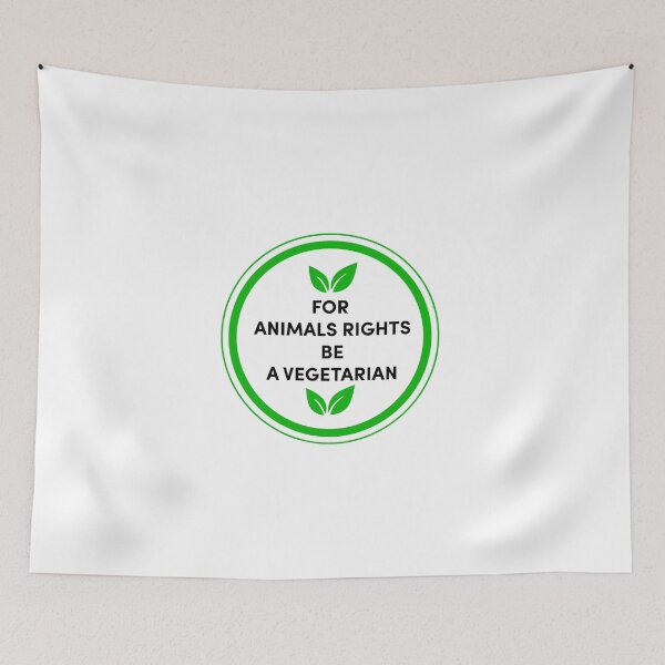 Item preview, for animals rights be a vegetarian designed and sold by HMMOUCH.