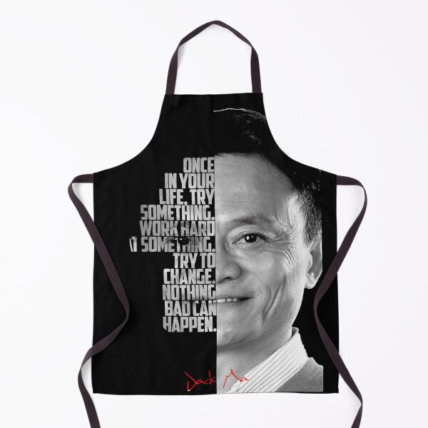 Item preview, Black and white Jack Ma quote. designed and sold by Enea Kelo.