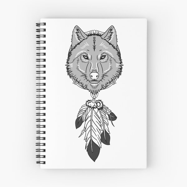 Item preview, Atrapasueños lobo designed and sold by Andrea Quirarte.